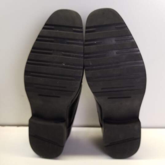 Kenneth Cole Reaction Slick Deal Black Faux Leather Slip On Loafers Shoes Men's Size 9.5 M image number 4