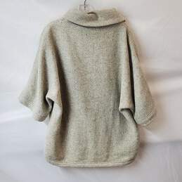 J.Crew Gray Wool Blend Pullover Jacket Sweater Size S alternative image