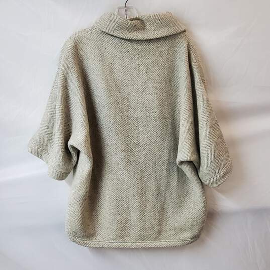 J.Crew Gray Wool Blend Pullover Jacket Sweater Size S image number 2