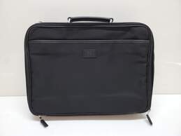 Coach Black Nylon Leather Trim Laptop Carry Bag NWT