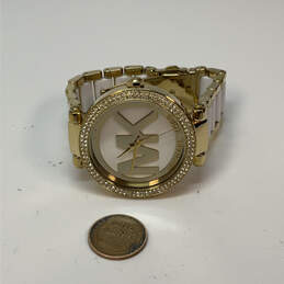 Designer Michael Kors Parker MK-6313 Two-Tone Rhinestones Analog Wristwatch alternative image