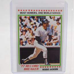 1978 HOF Reggie Jackson Topps 77 Record Breaker NY Yankees