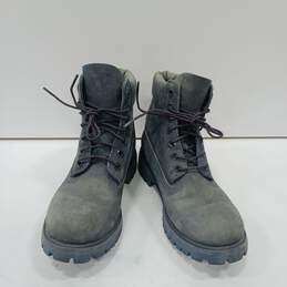Timberland Women's Gray Suede Work Boots Size 7.5
