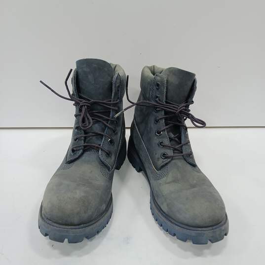 Timberland Women's Gray Suede Work Boots Size 7.5 image number 1