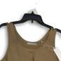 NWT Vince Womens Brown Scoop Neck Sleeveless Tank Top Size Medium image number 3