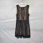 Blu Pepper Black Lace Sleeveless Midi Sheath Dress WM Size S NWT image number 2