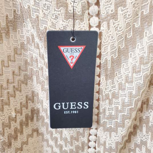 Guess Women Beige Knitted Halter Maxi Dress L NWT image number 5