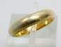 Vintage Art Carved 14K Gold Wedding Band Ring 3.1g image number 1