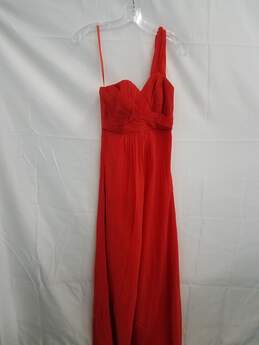 Ted Baker Orange One-Shoulder Dress SZ 1 NWT