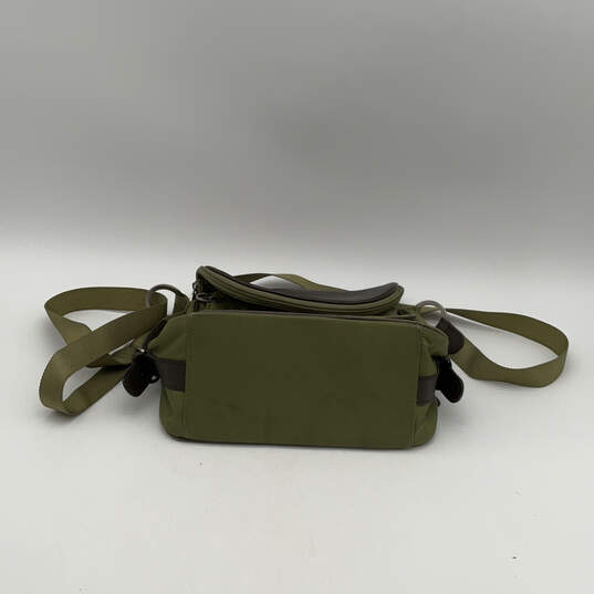 Womens Green Inner Zip Pocket Classic Adjustable Strap Crossbody Bag image number 4