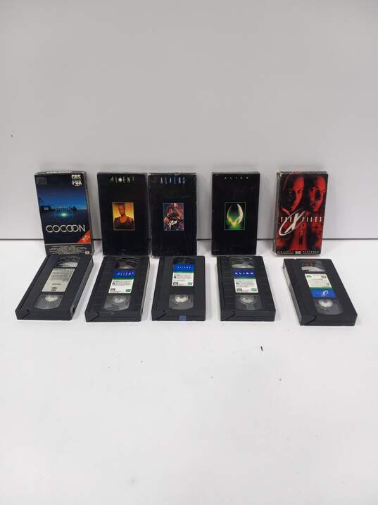 Vintage Lot of Ten Assorted VHS Action Movies image number 3