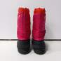 Sorel Orange/Red Snow Boots Girl's Size 6 image number 3