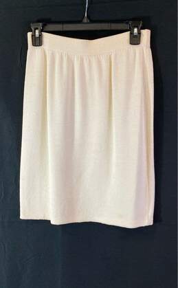 St John Basics White Skirt - Size Small