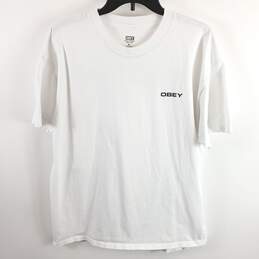 Obey Unisex White World Wide T Shirt XL