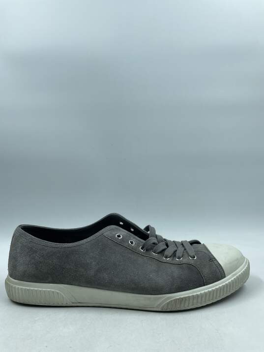 Authentic Prada Gray Low Sneakers M 12 image number 1