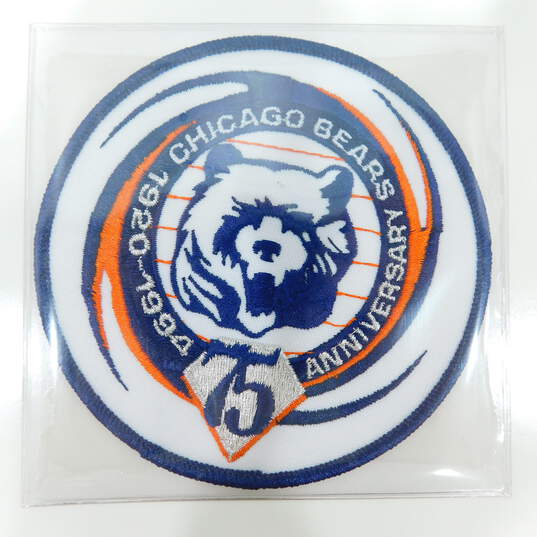 1994 Chicago Bears 75th Anniversary Uniform Worn Patch image number 2