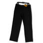 NWT Womens Gray Flat Front Standard Fit Pockets Pull On Dress Pants Size 10 image number 1