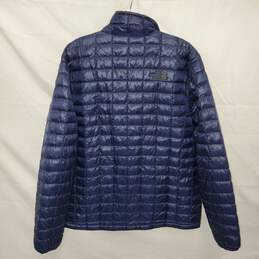 The North Face Navy Full Zip Nylon Puffer Jacket Men's Size L alternative image
