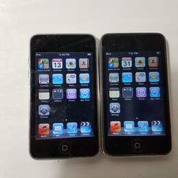 Lot of Two Apple iPod touch 2nd Gen Model A1288 Storage 8GB