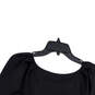 Womens Black Long Sleeve Round Neck Pullover Sheath Dress Size Small image number 4