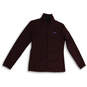 Womens Purple Better Sweater Long Sleeve Full-Zip Fleece Jacket Size Small image number 1