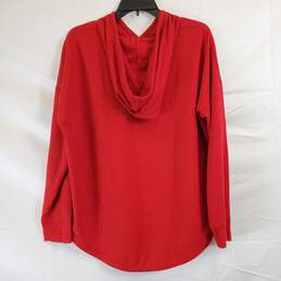 Michael Kors Women Red Studded Hoodie L NWT alternative image