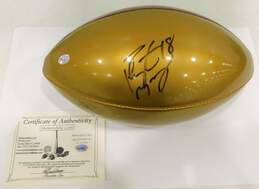 HOF Peyton Manning Autographed Wilson Football w/ COA Colts Broncos