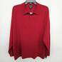 Red Long Sleeve Collared Shirt image number 1