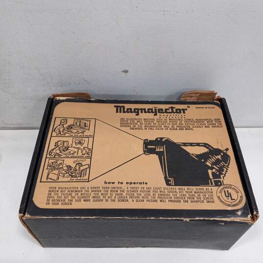 Vintage Magnajector Magnifier Projector w/Box image number 2