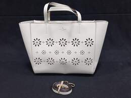 Kate Spade White Cut Out Tote