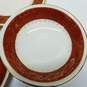 Craftsman dinnerware USA red and gold festive holiday plates lot image number 3
