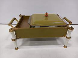 Vintage Fire King Buffet Server Chaffing Dish