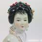 Porcelain Asian Figurine  / Mid Century 12.5 in,. High Stature image number 5