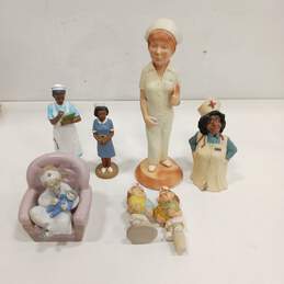 7pc Bundle of Assorted Nurse Decorative Pieces