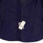 NWT Mens Blue Short Cuff Sleeve Spread Collar Button-Up Shirt Size 14 image number 3