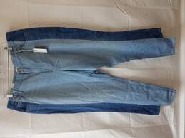 Good American Size 18 Curvy Jeans Two Tone Vintage Inspired