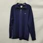 Lacoste Vintage Navy Blue Sweatshirt Size XL image number 1