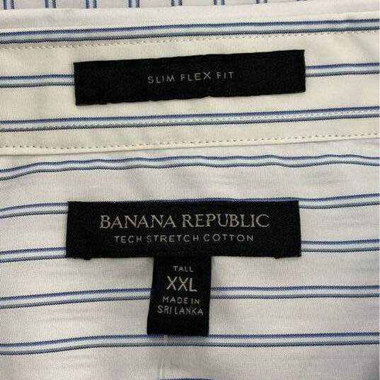 Banana Republic White Long Sleeve - Size XXL image number 4
