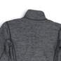 Womens Gray Long Sleeve Mock Neck 1/4 Zip Activewear T-Shirt Size XS image number 4