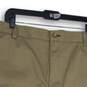 Duluth Trading Co. Mens Tan Flat Front Welt Pocket Chino Shorts Size 44 image number 3
