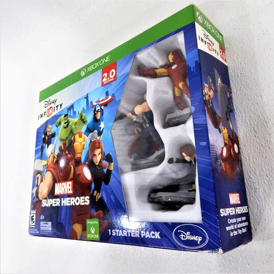 Sealed XBOX ONE DISNEY INFINITY 2.0 Edition Marvel Super Heroes Starter Pack Avengers image number 2