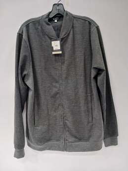 Ben Sherman Gray Full Zip Sweater Size XL NWT alternative image