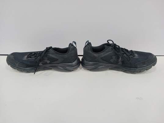 UNDER ARMOUR Charged Assert 9 men's casual black sneakers SIZE 13 image number 2