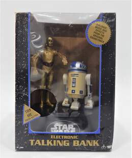 Star Wars Thinkway Toys Talking Electronic Bank C3PO & R2D2 IOB