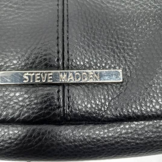 Steve Madden Black Leather Crossbody Bag image number 3