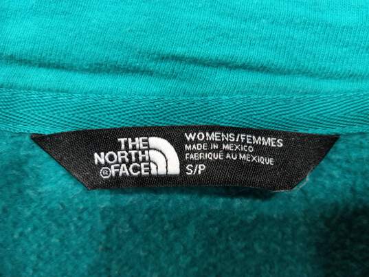 The North Face Women's Teal Hoodie Size S image number 4