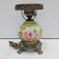 Vintage Ef Industries gone With The  Wind Style Hurricane Parlor Lamp image number 1