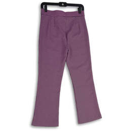 NWT Womens Pink Flat Front High-Rise Trouser Pants Size Medium alternative image