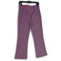 NWT Womens Pink Flat Front High-Rise Trouser Pants Size Medium image number 2