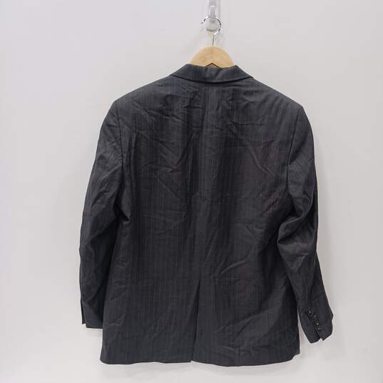 Lauren Ralph Lauren Men's Gray Pinstripe Suit Coat Size 38S image number 3